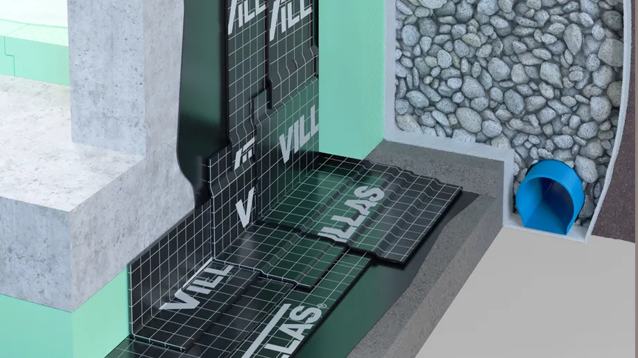 Systemaufbau Bauwerksabdichtung von BMI Villas