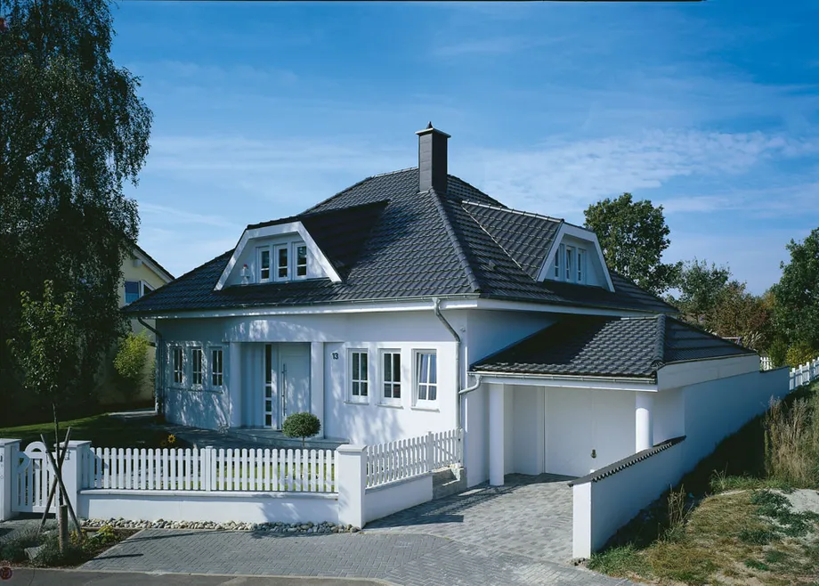 Einfamilienhaus mit dem Topas 13V verlegt