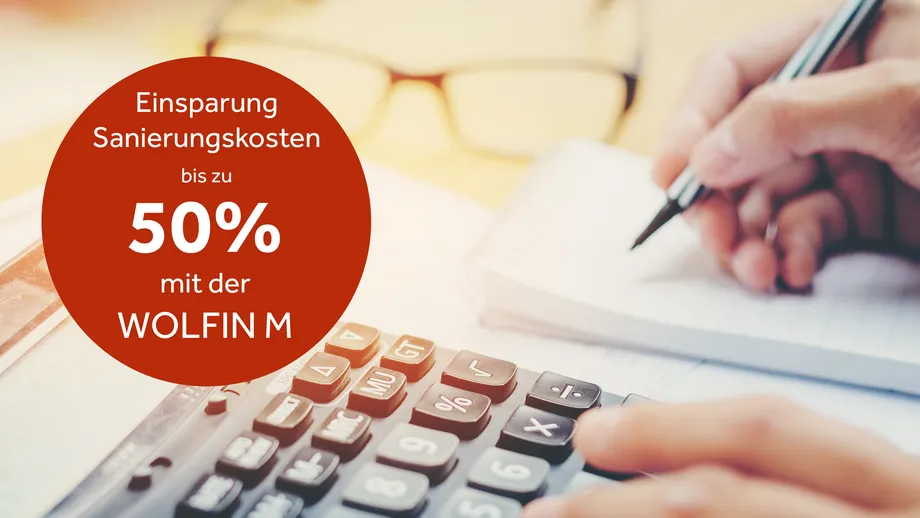 Kostenanalyse der Wolfin M im Vergleich zu einer herkömmlichen Sanierung